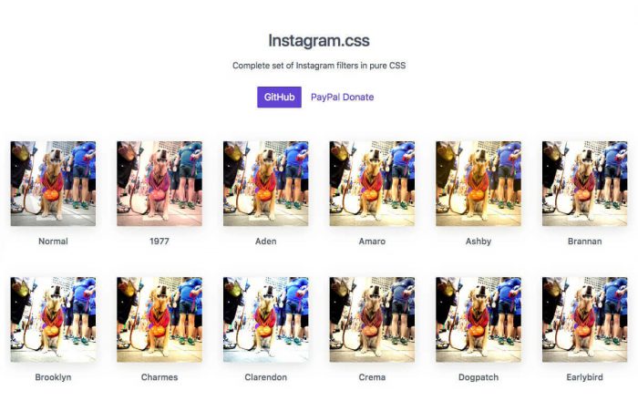 流行のInstagram風の画像をCSSを使って実装