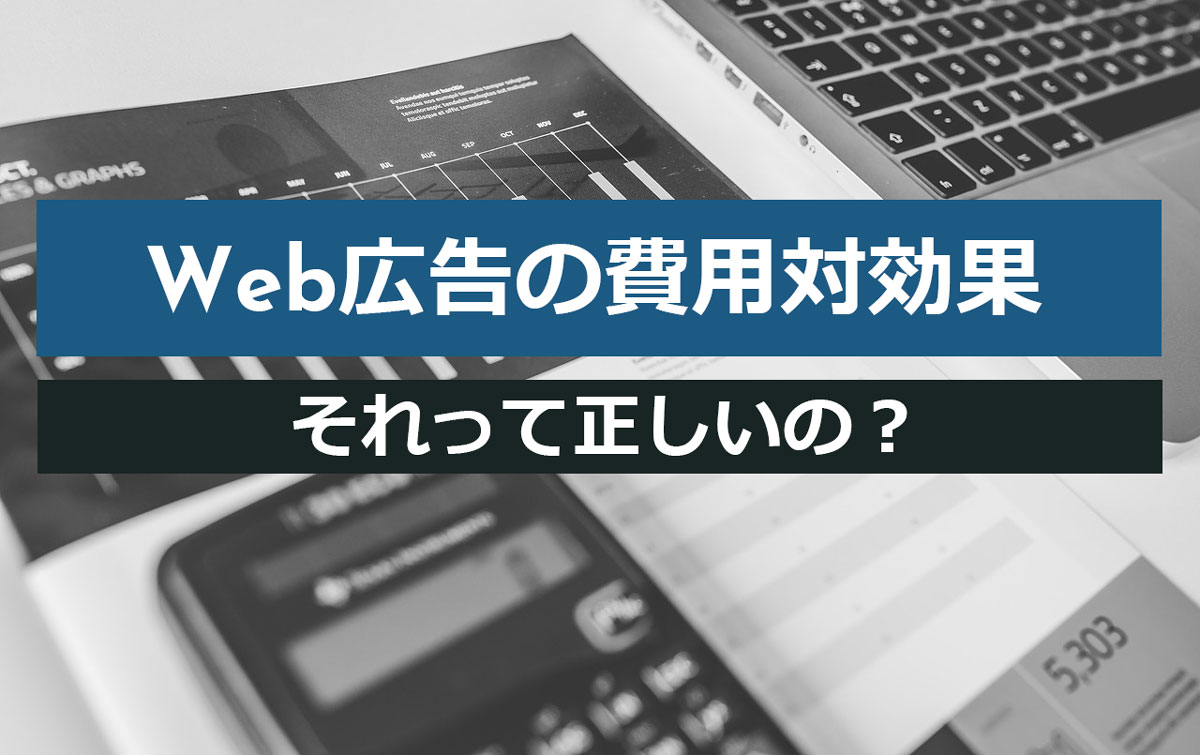 Web広告の費用対効果、それって正しいの？