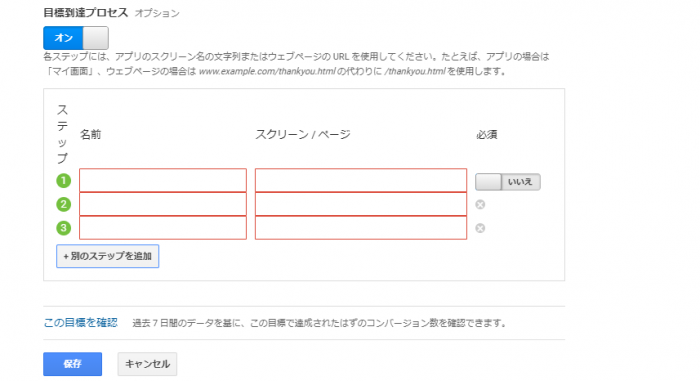 目標達成プロセス