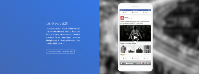 Facebook広告のフォーマット④コレクション広告